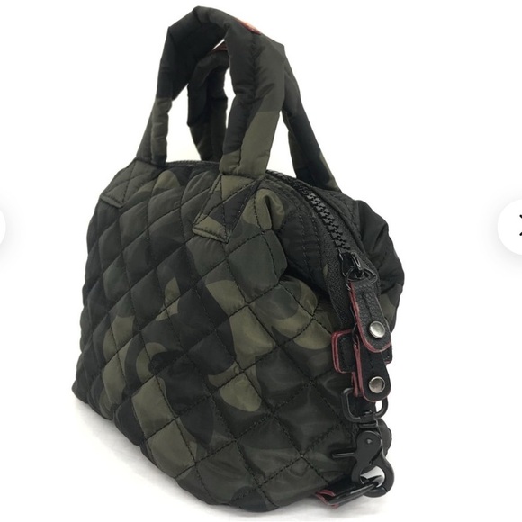 Camo quilted nylon mini handbag MZ Sutton inspired like new - Picture 9 of 14